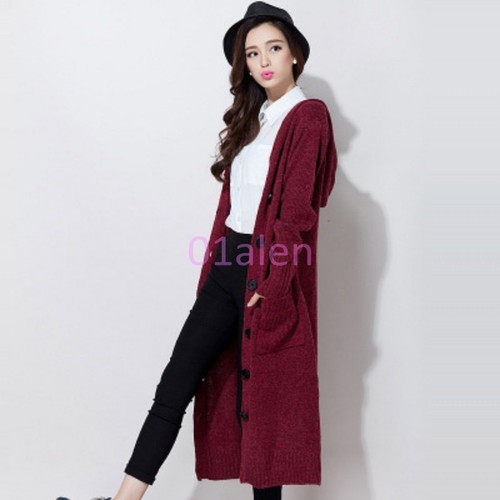 womens knee length cardigan